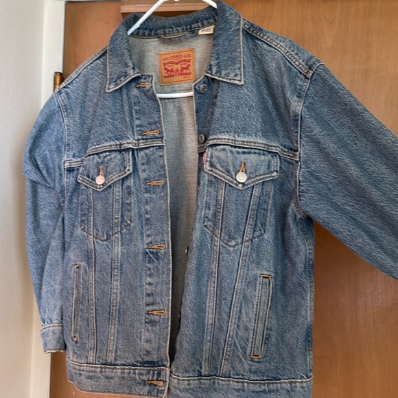 Levi’s ex boyfriend Jean jacket size large - Picture 1 of 3